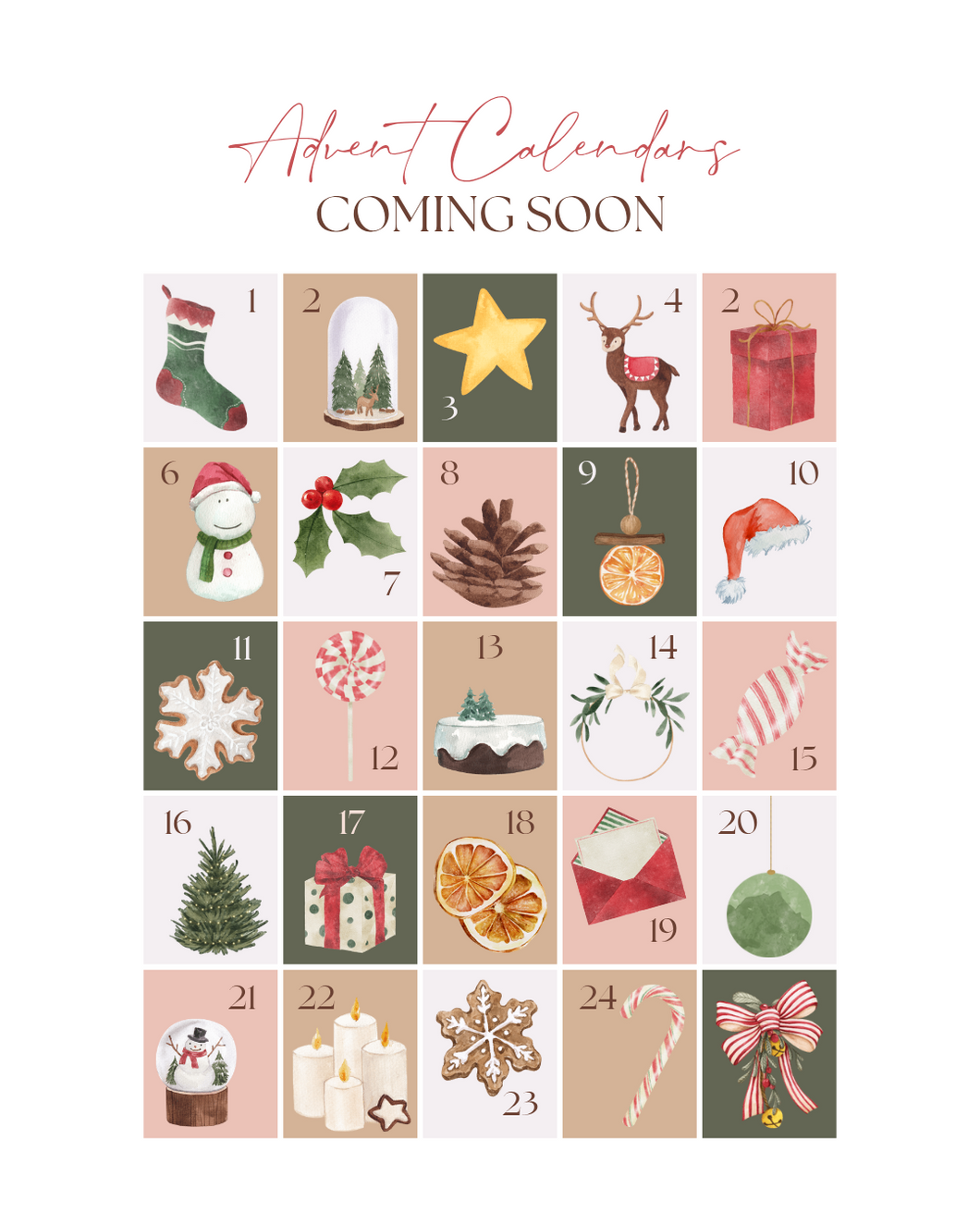 Advent Calendar - COMING SOON