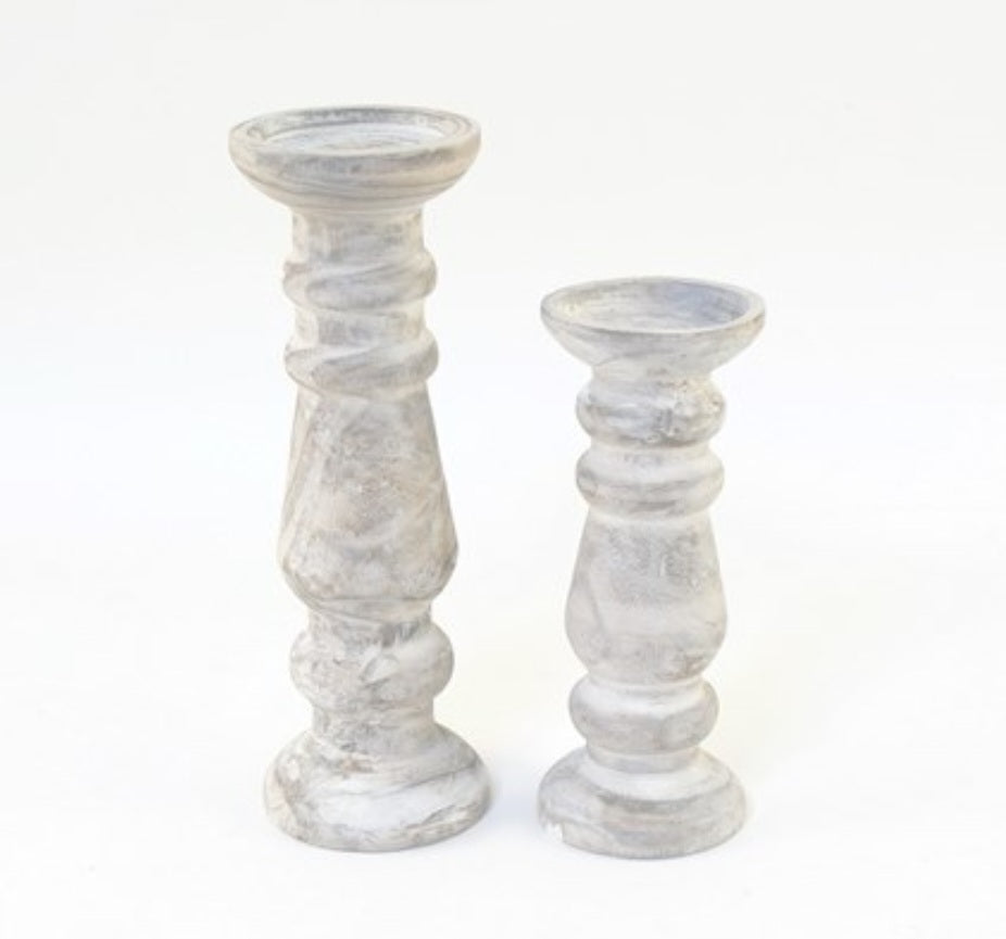 WOODEN CANDLE RISERS